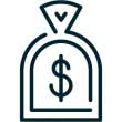 Clipping Path US Website Icon, Money Icon, Blue Icon, Blue Money Icon